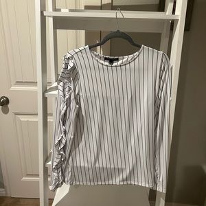 Banana republic top striped size medium